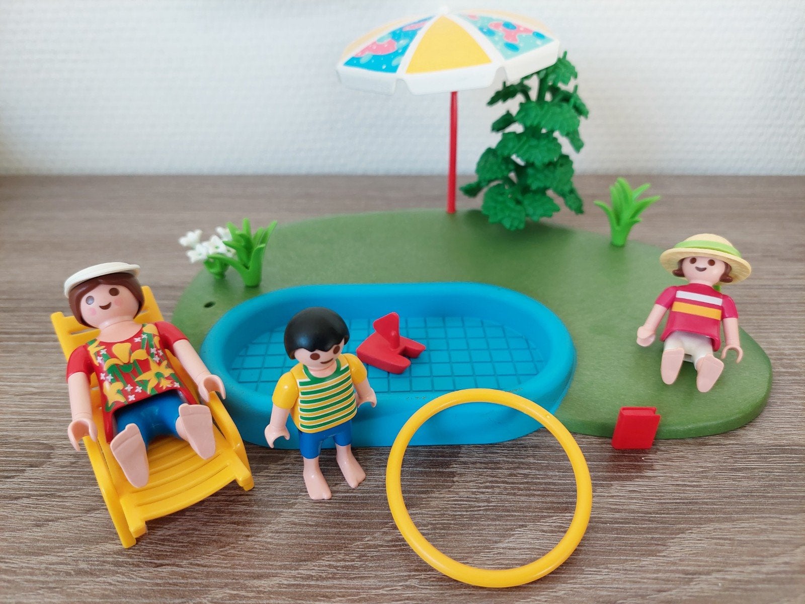 Playmobil Zwembad Compacte Set 4140, Kinderen en Baby's, Ophalen of Verzenden, Gebruikt, Complete set