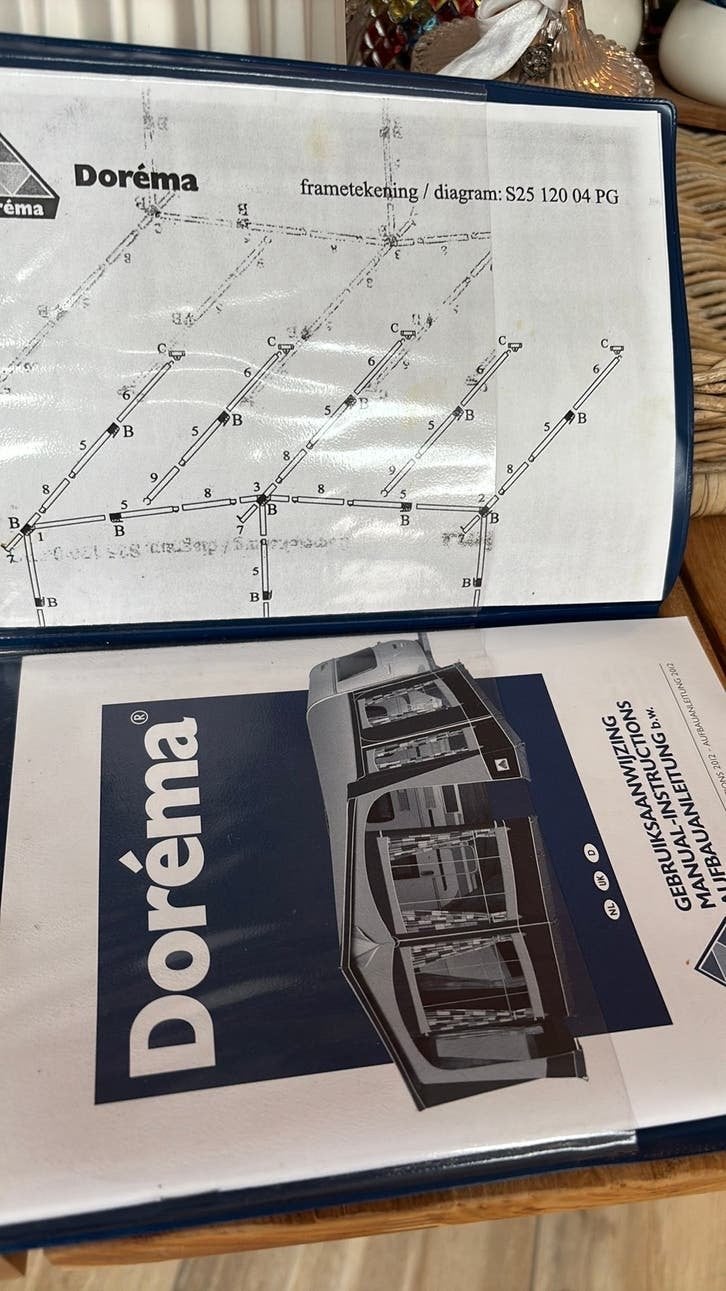 Voortent maat 11 Dorema, Ophalen, Gebruikt