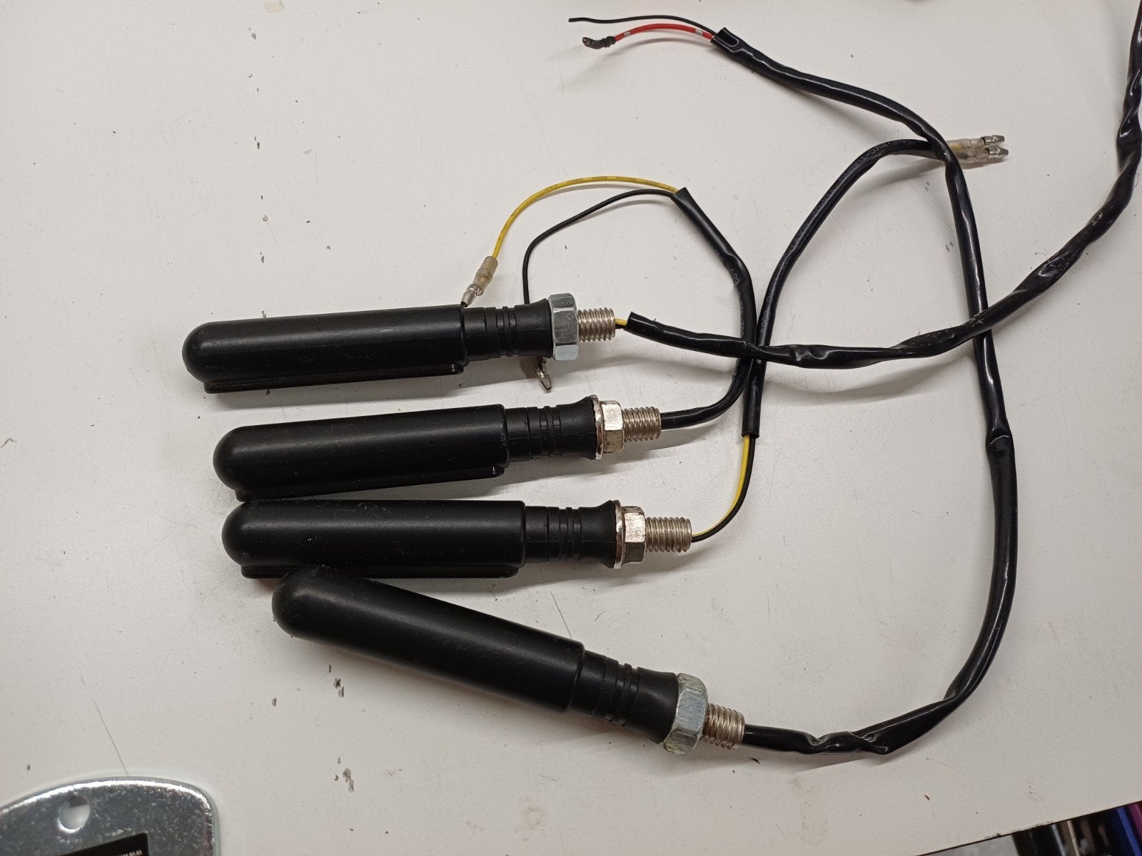 Set van 4 LED Knipperlichten voor Motorfiets/Scooter, Ophalen of Verzenden, Gebruikt