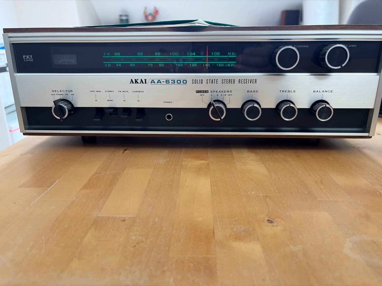 Akai AA-6300 Solid State Stereo Receiver - Volledig geservic, Overige merken, Ophalen of Verzenden, Zo goed als nieuw, Minder dan 60 watt