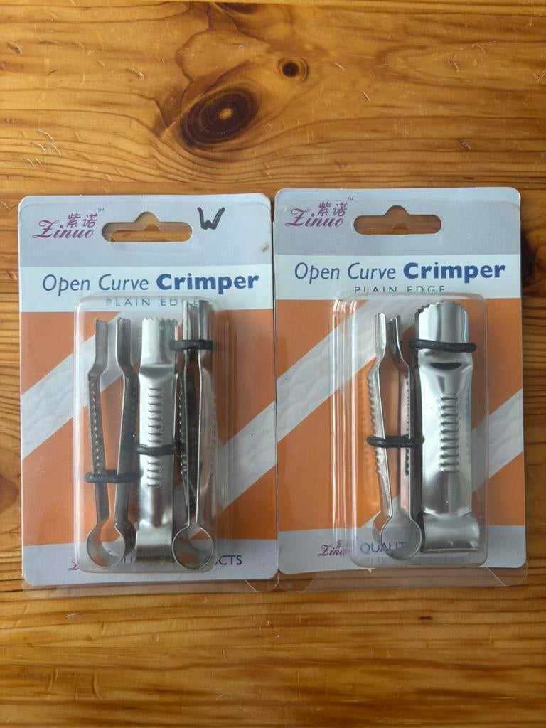 2 sets krimpers voor taart decoratie, Verzenden, Taarten of Cupcakes, Versiering