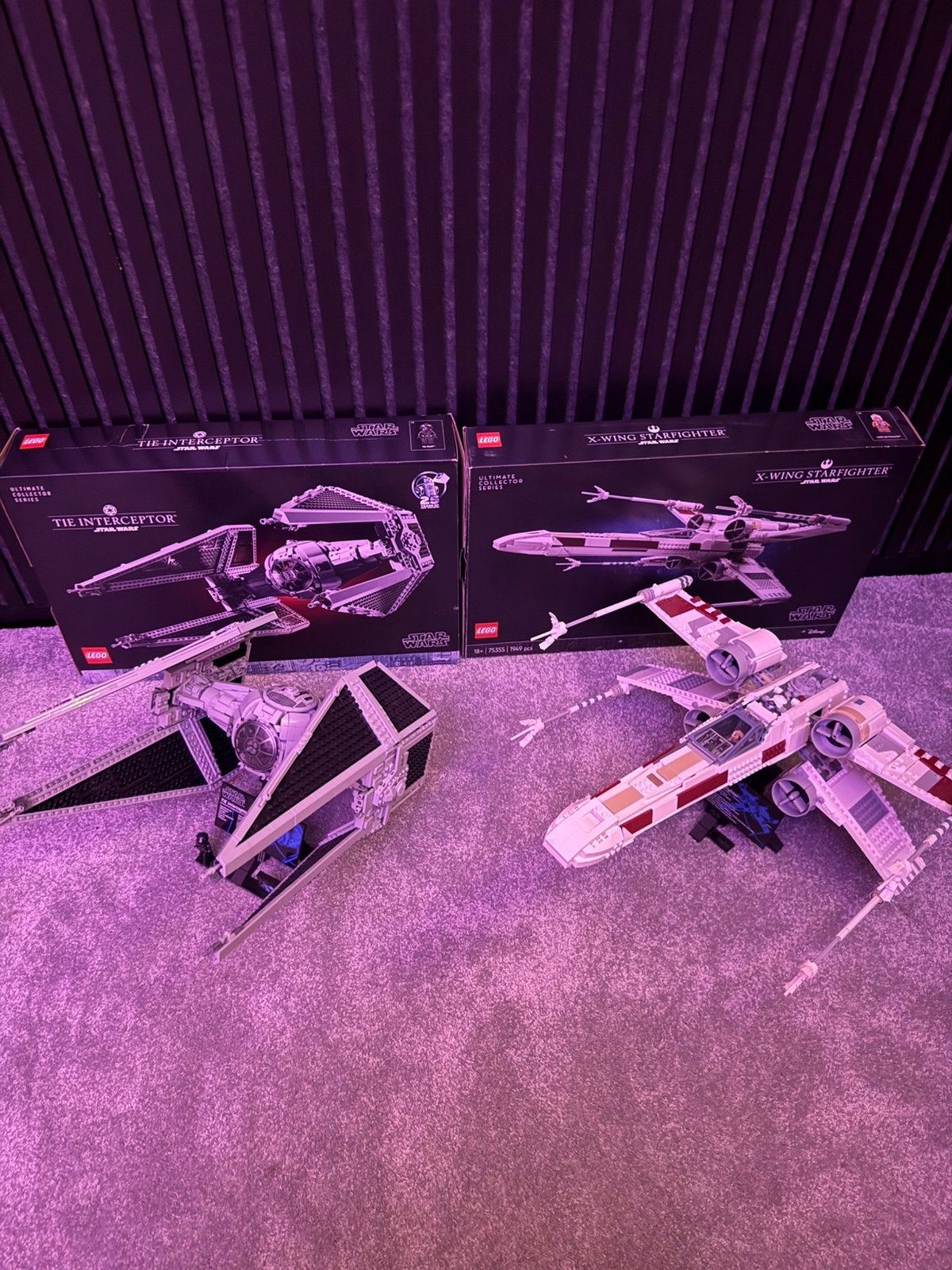 LEGO Star Wars UCS X-Wing + TIE Interceptor, Kinderen en Baby's, Speelgoed | Duplo en Lego, Ophalen, Star Wars, Lego, Zo goed als nieuw