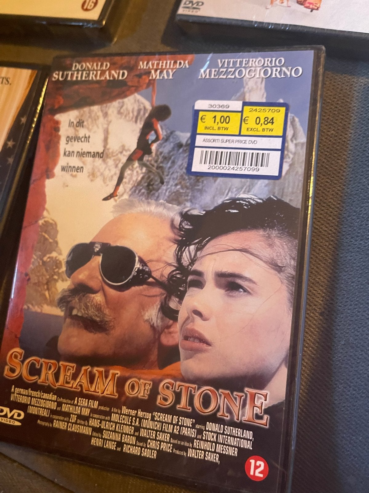 Scream of Stone DVD - Werner Herzog klimdrama, Vanaf 12 jaar, Ophalen of Verzenden, Gebruikt