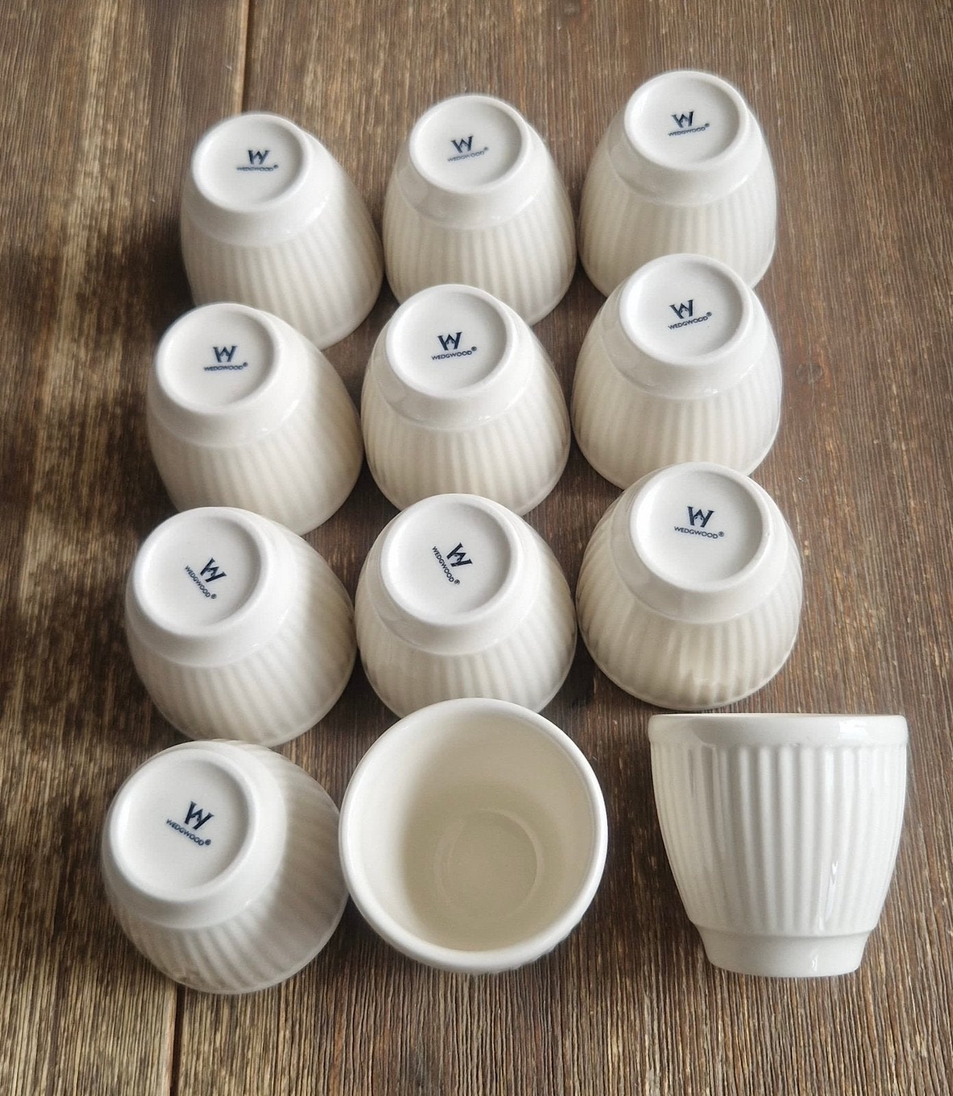 Wedgewood Windsor 12 x eierdop, Ophalen of Verzenden, Zo goed als nieuw, Porselein