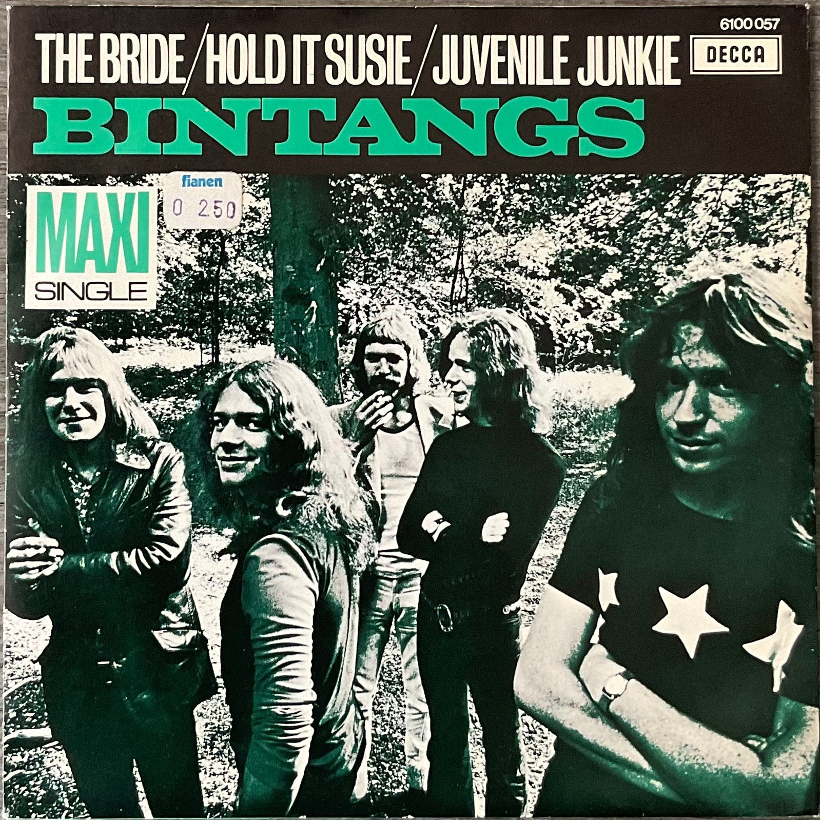 BINTANGS -The bride/Hold it Susie/Juvenile junkie(ALS NW)Tip, Verzenden, 7 inch