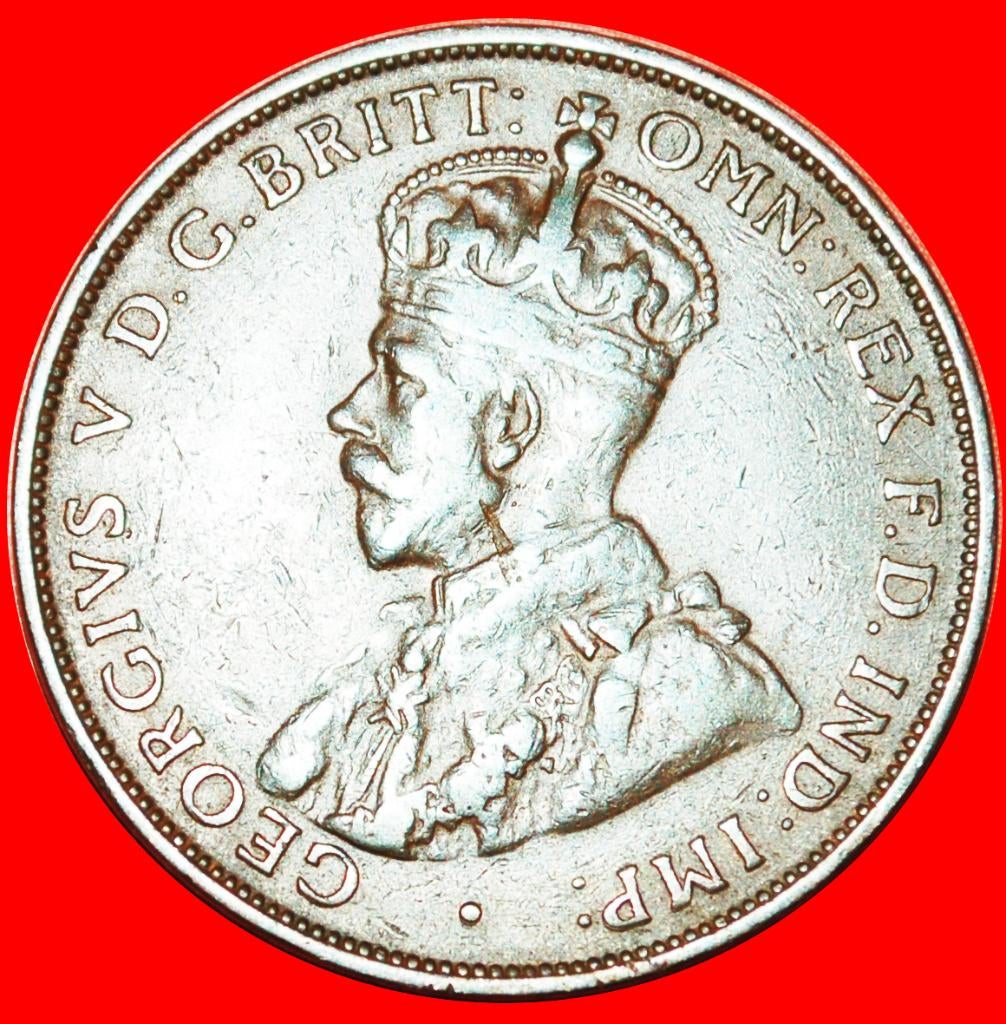 Ⰺ MELBOURNE: AUSTRALIA 1 PENNY 1934! GEORGE V (1911-1936), Ophalen of Verzenden, Losse munt