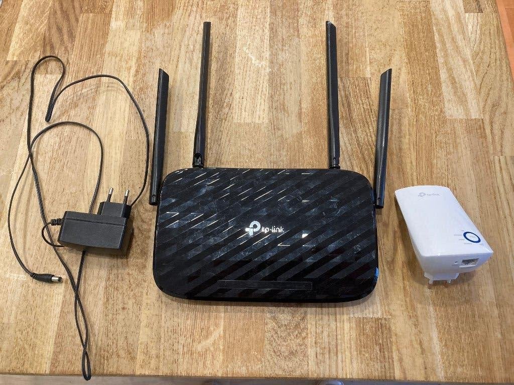 TP-Link Router (Archer C6) en Repeater (TL-WA850RE), Ophalen of Verzenden, Gebruikt, Router, TP-Link