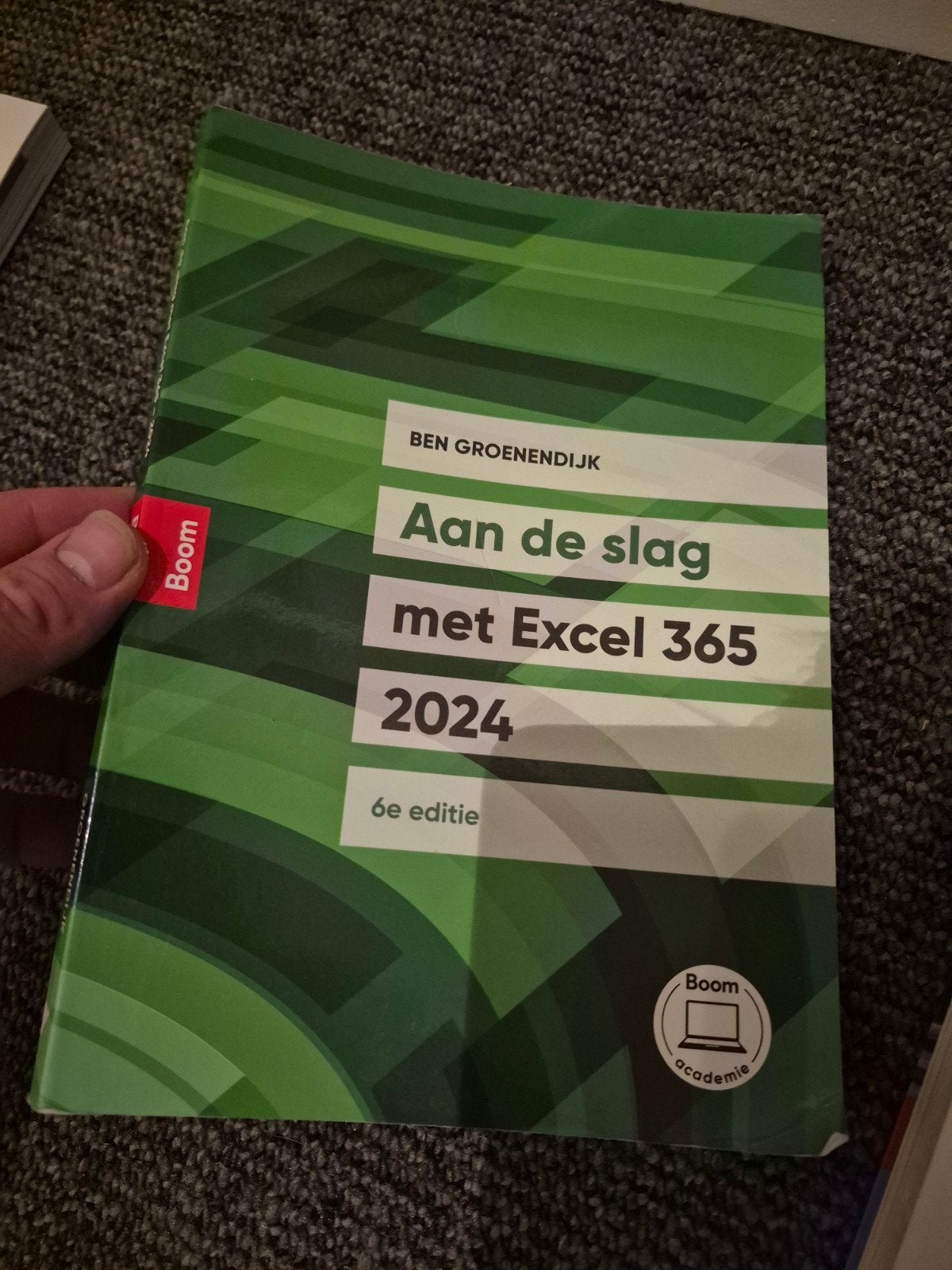 Aan de slag met Excel 365 2024 - 6e editie, Boeken, Ben Groenendijk, Ophalen of Verzenden, Zo goed als nieuw, Beta