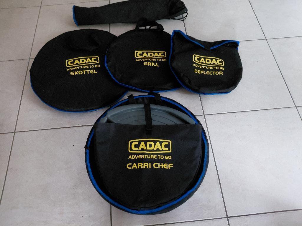 Cadac skottelbraai, Ophalen, Gebruikt, Cadac