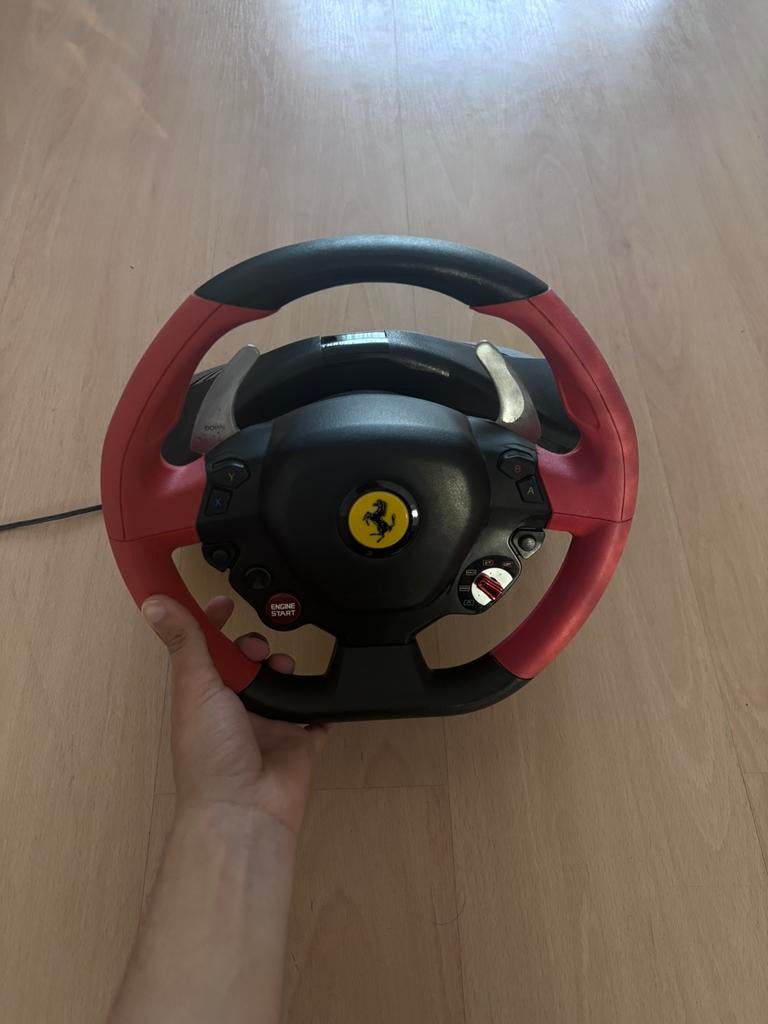 Thrustmaster Ferrari 458 Spider ( Met alles erbij), Ophalen of Verzenden, Zo goed als nieuw