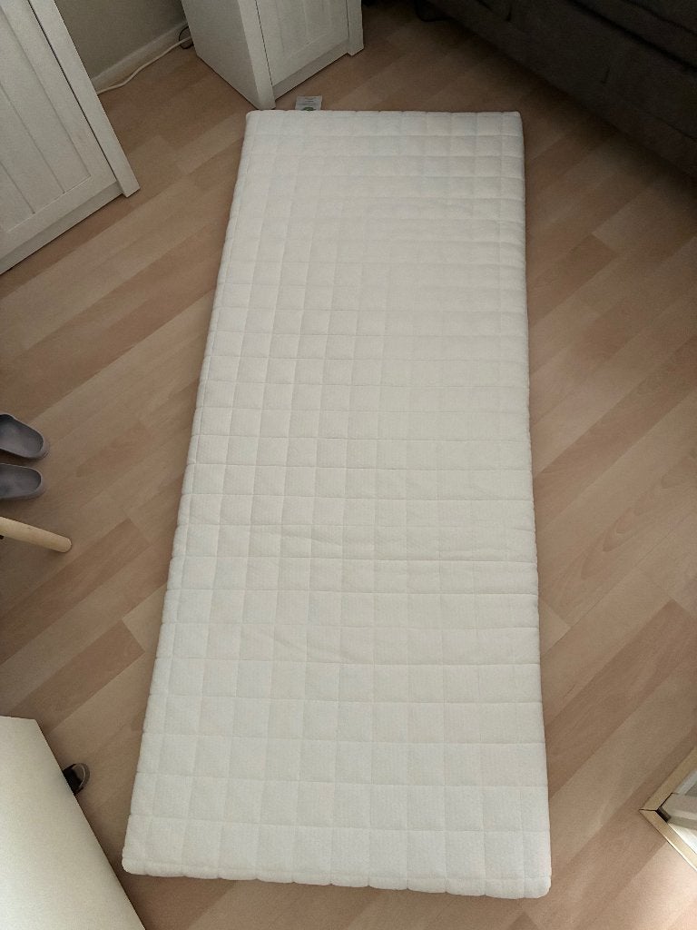 Topper 80 x 200, Ophalen, Gebruikt, Eenpersoons, 80 cm