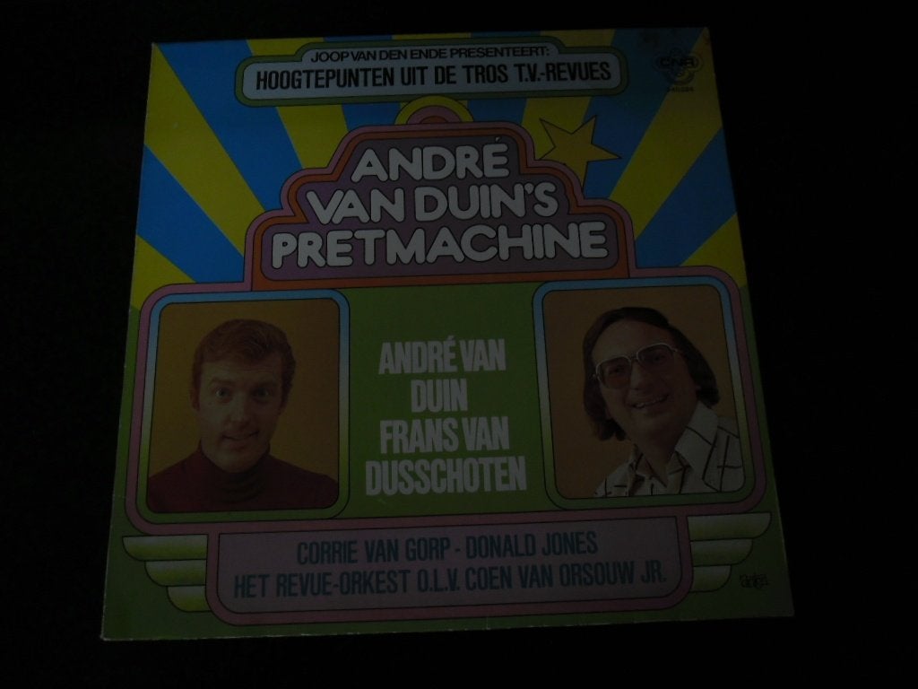 ANDRÉ van Duin's pretmachine, LP, Cabaret of Kleinkunst, Ophalen of Verzenden, Zo goed als nieuw