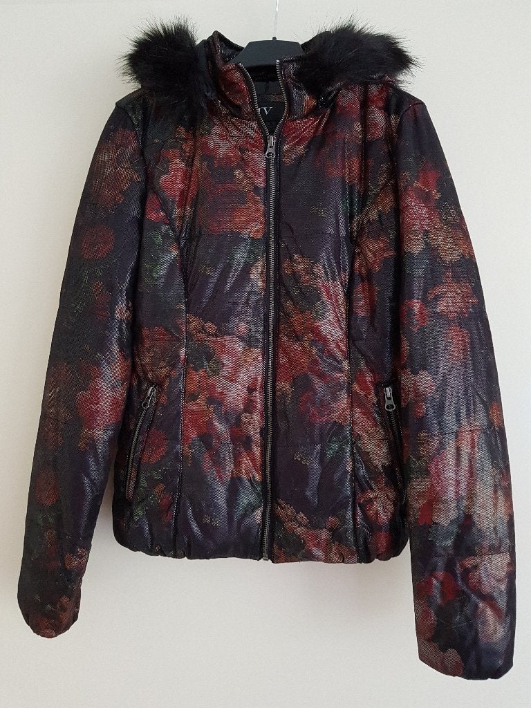 Gebloemde jas / winterjas dames - maat 36 / S - LIV (nieuw!), Overige kleuren, Nieuw, Ophalen of Verzenden, Maat 36 (S)
