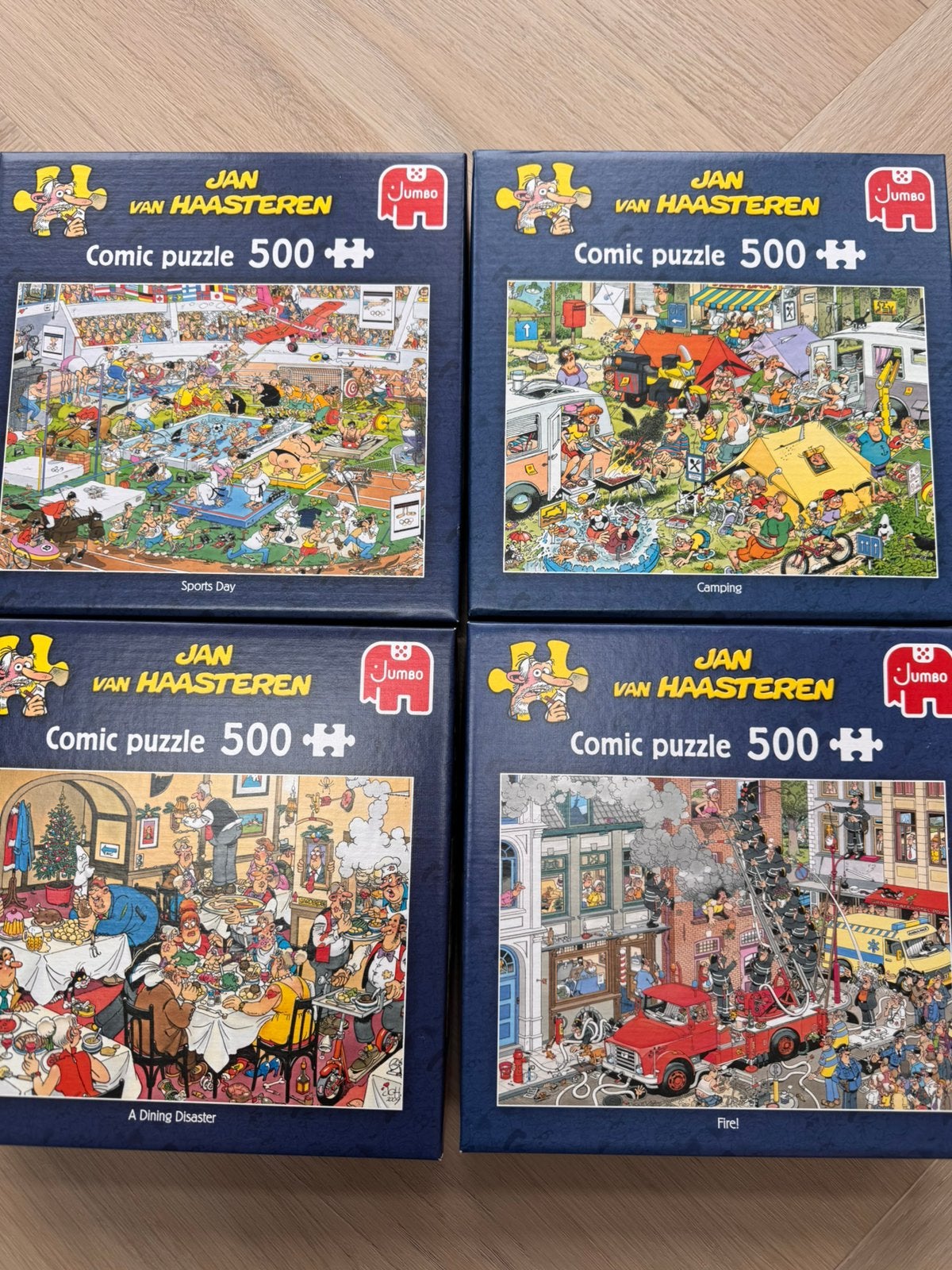 Jan van Haasteren puzzels 500 stks, Hobby en Vrije tijd, Ophalen, 500 t/m 1500 stukjes, Zo goed als nieuw