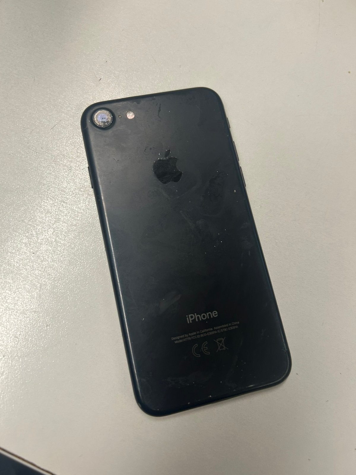 Iphone 7 zwart, Telecommunicatie, Ophalen, Gebruikt, Zwart, 32 GB