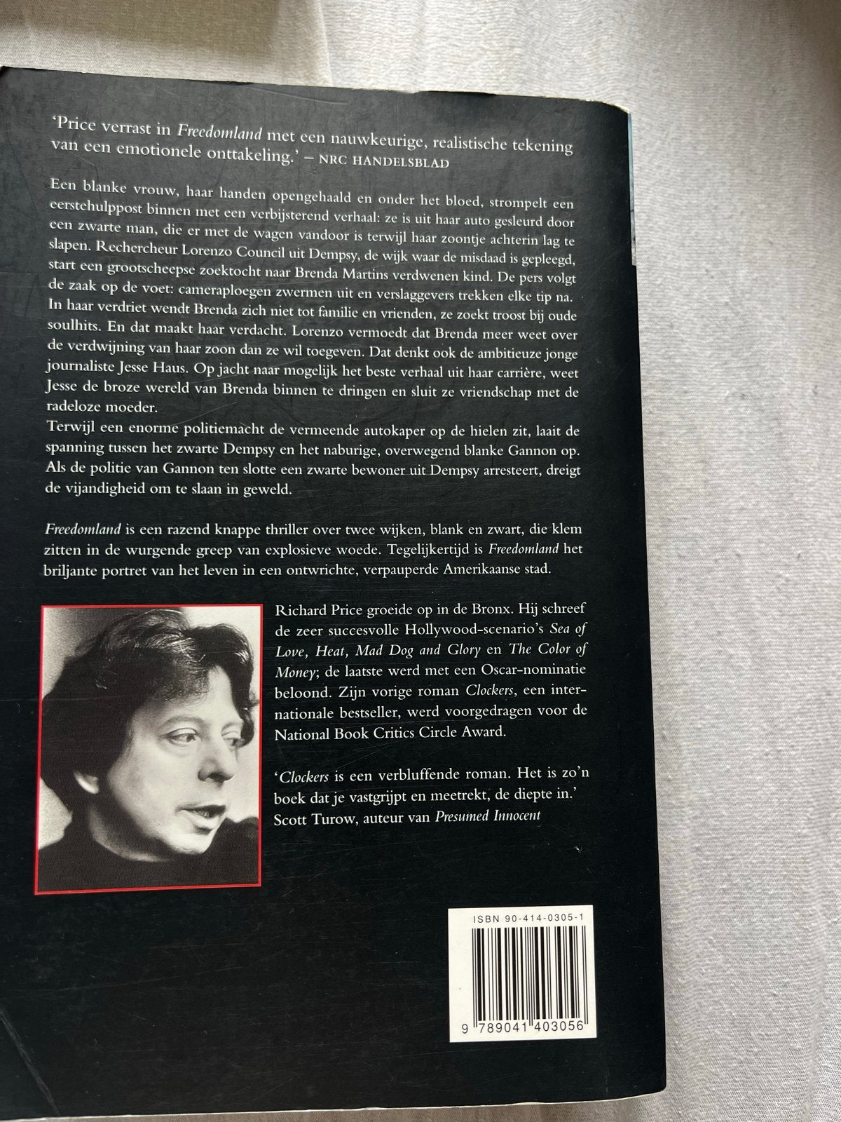 Freedomland - Richard Price (Thriller), Ophalen, Gelezen, Amerika