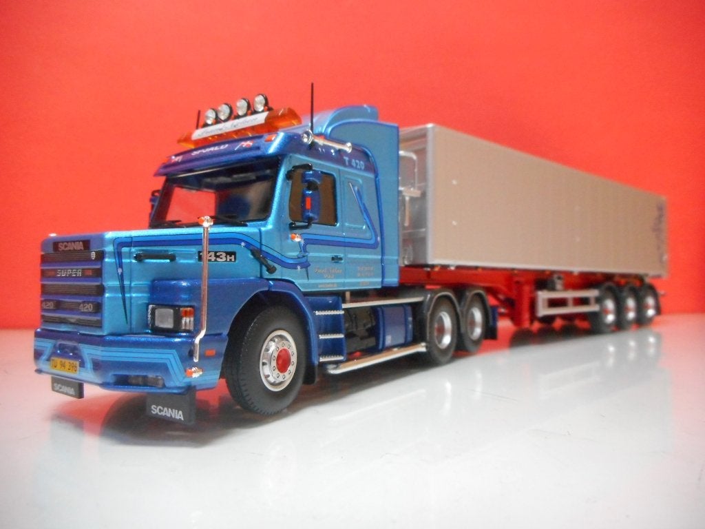 TEKNO SCANIA FRANK NIELSEN 86819, Hobby en Vrije tijd, Modelauto's | 1:50, Ophalen of Verzenden, Nieuw, Bus of Vrachtwagen, Tekno