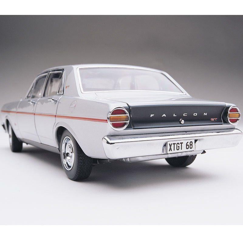 1/18 1967 Ford Falcon XT GT zilvergrijs-metallic, Ophalen of Verzenden, Nieuw, Overige merken