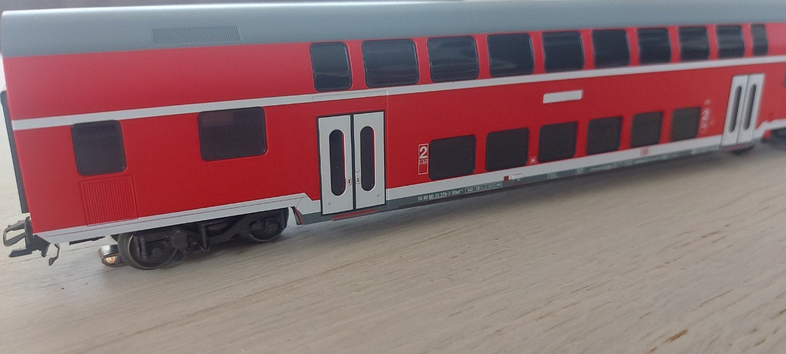 Märklin DB dubbeldekkerstuurstandrijtuig artnr 43686, Wisselstroom, Wagon, Ophalen of Verzenden, Zo goed als nieuw