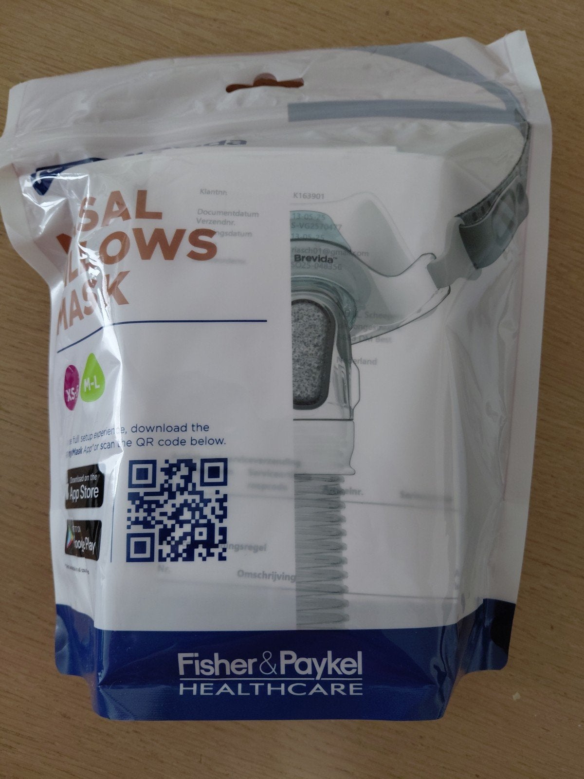 Masker voor apneu apparaat.  Nieuw, Ophalen of Verzenden, Nieuw, Luchtreiniger