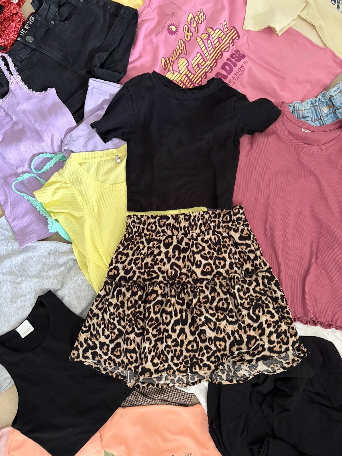 Zomerkleding pakket maat 146/152, Kinderen en Baby's, Ophalen of Verzenden, Gebruikt, Meisje, Setje