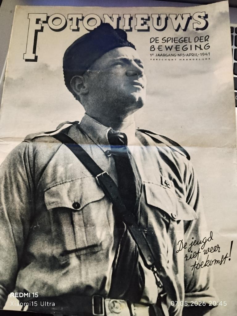 Propagandisch Fotomagazine van de NSB, Ophalen of Verzenden, 1940 tot 1960, Tijdschrift