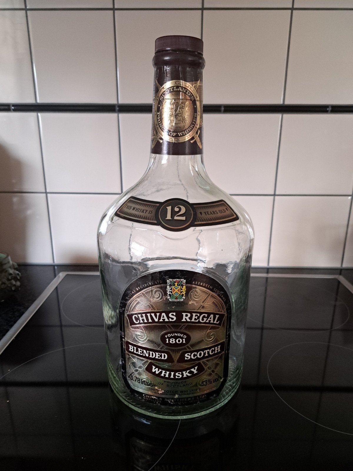 Lege Chivas Regal 12 Jaar Oude Whisky Fles, Ophalen