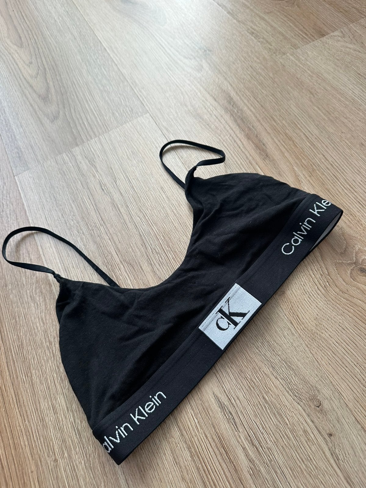 Zwart Calvin Klein topje, Verzenden, Zwart, BH