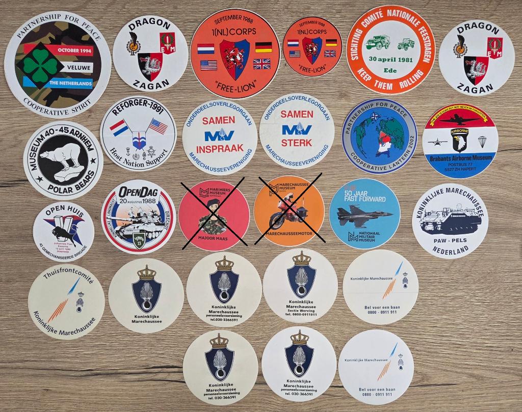 stickers Defensie/Landmacht 17, Ophalen of Verzenden, Landmacht, Nederland, Overige typen