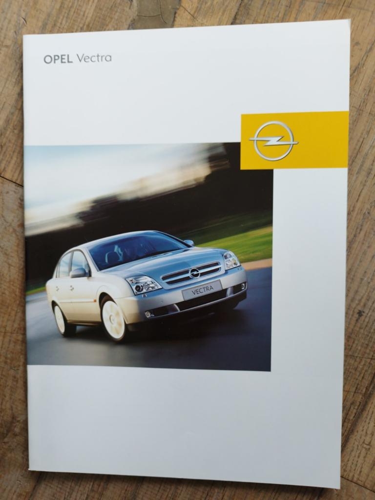 Opel Vectra brochure 2003 - Nederlands, 44 pagina's, Opel, Zo goed als nieuw, Opel, Ophalen of Verzenden