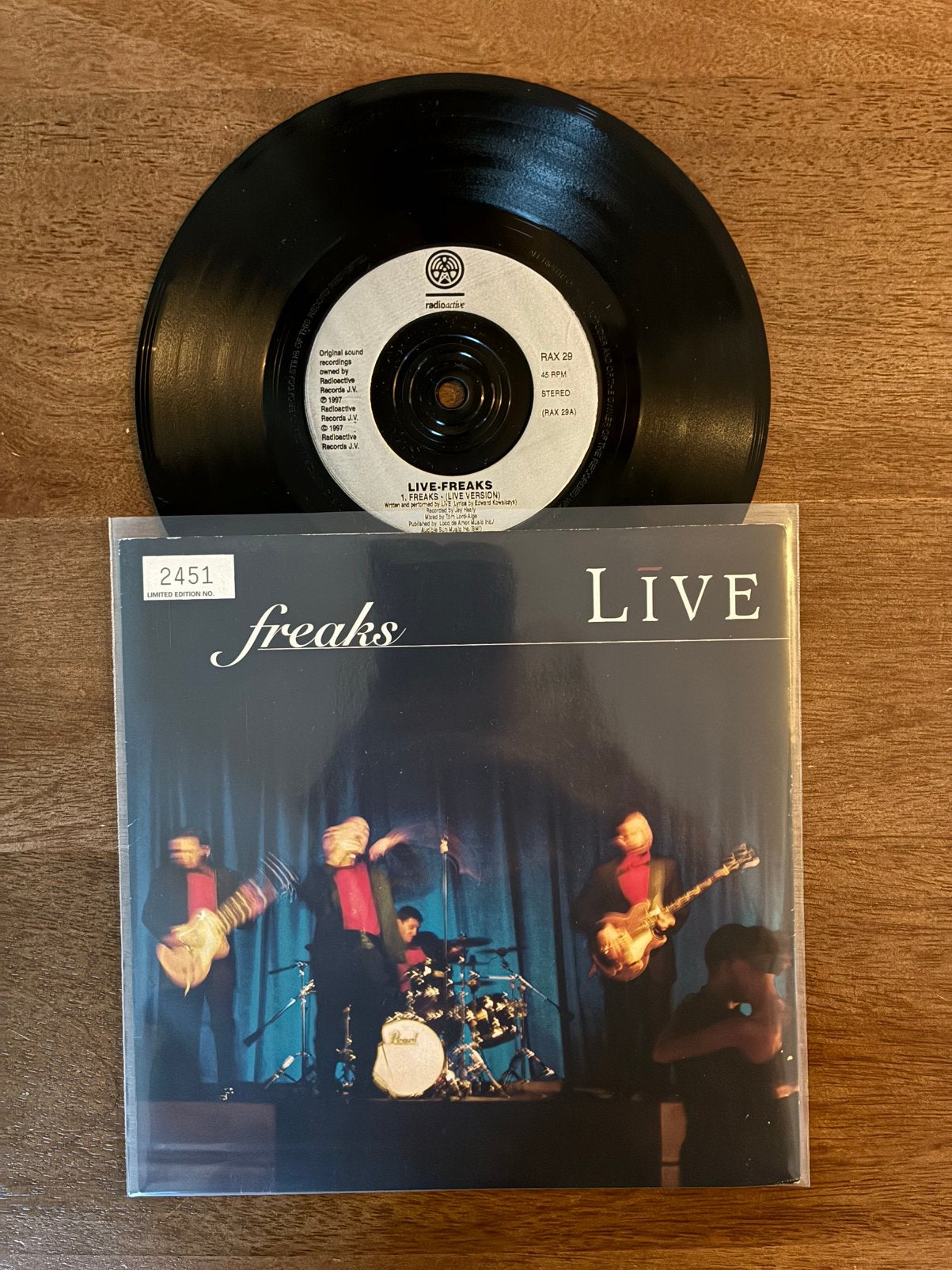 Live - Freaks, Ophalen of Verzenden, 7 inch