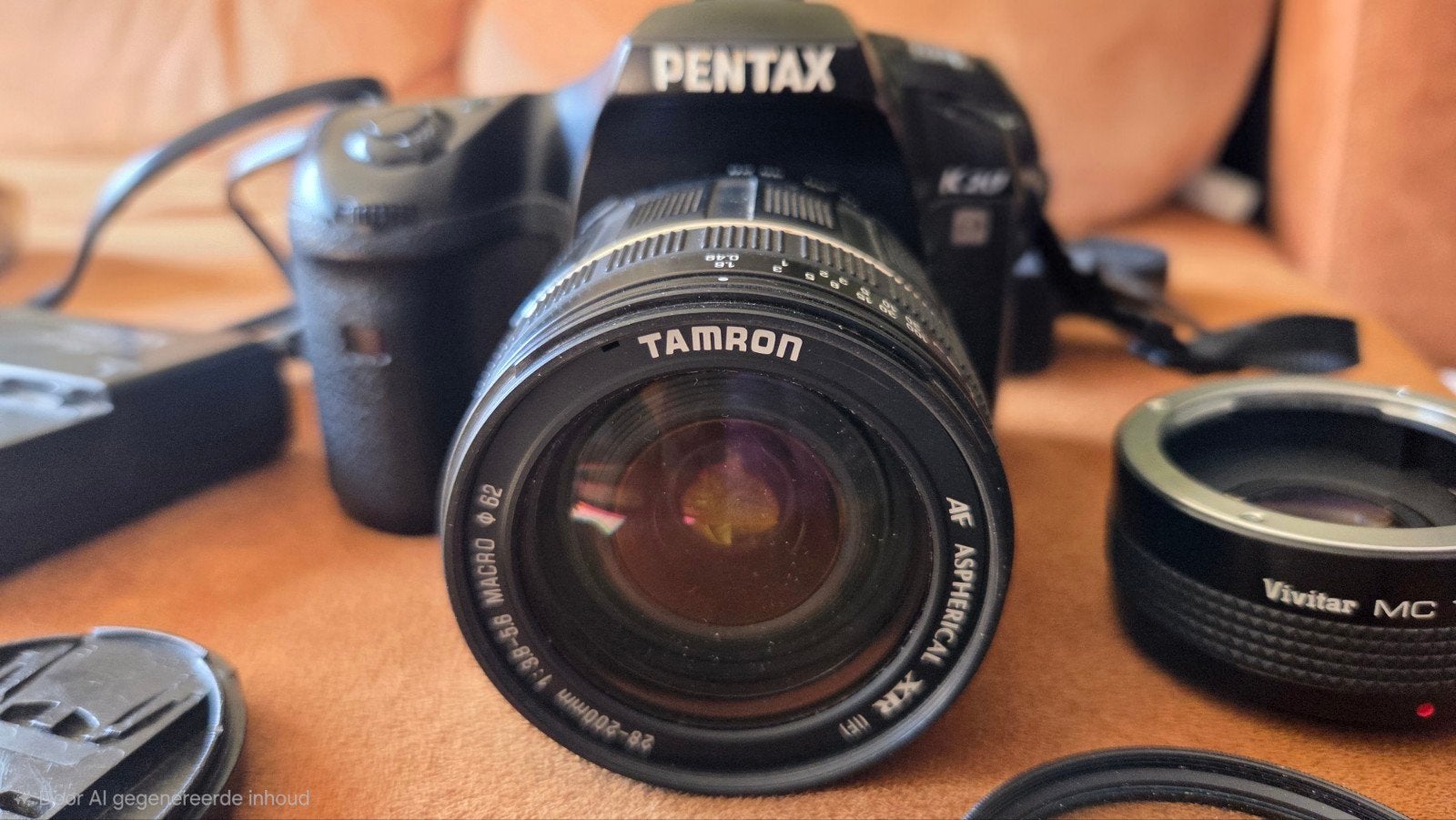 Pentax K20D Spiegelreflexcamera met accessoires, Audio, Tv en Foto, Gebruikt, Spiegelreflex, Cameratas, Pentax