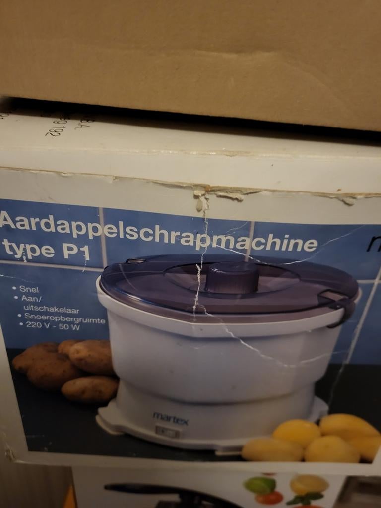 Martex Aardappelschrapmachine Type P1, Witgoed en Apparatuur, Overige Witgoed en Apparatuur, Zo goed als nieuw, Ophalen