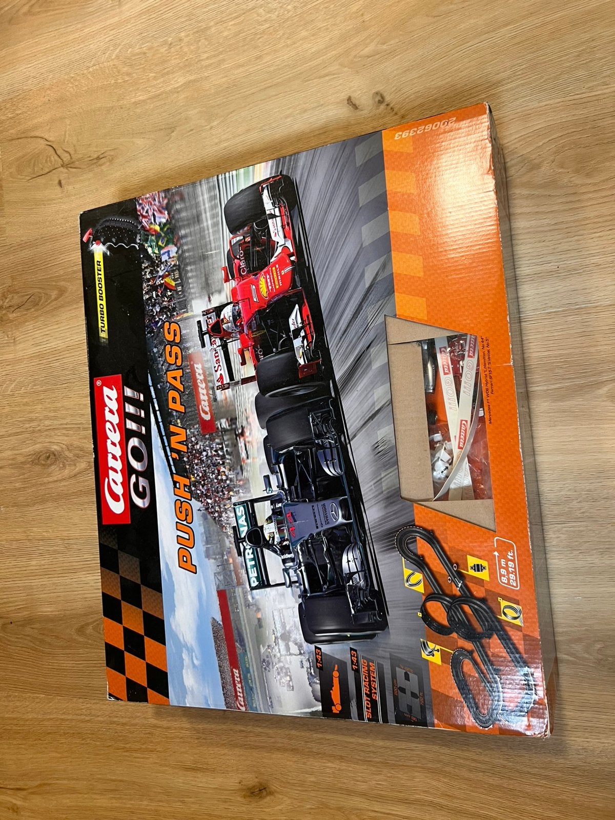 Carrera racebaan met spectaculaire looping, Ophalen, Gebruikt, Elektrisch, Carrera