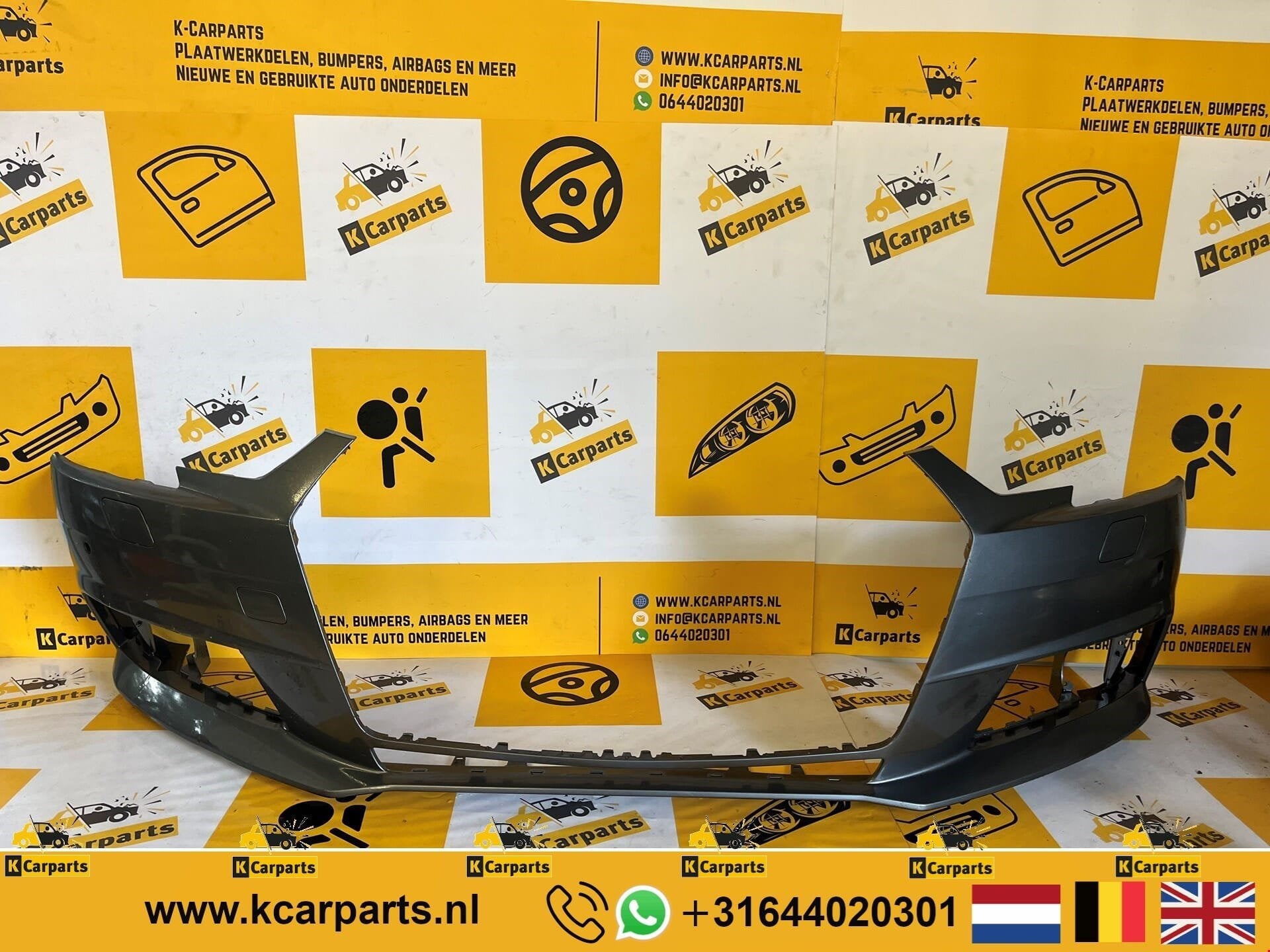 VOORBUMPER AUDI A4 B9 8W S-LINE 2XPDC KLS 8W0807437