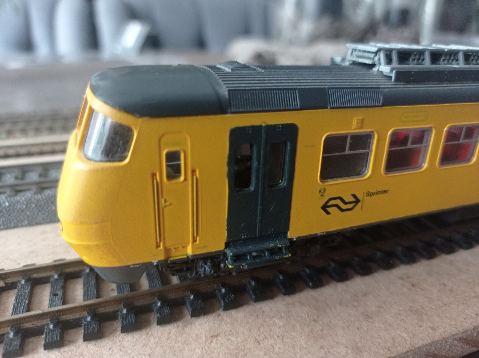 Fleischmann NS sprinter, 4470, trein, Hobby en Vrije tijd, Gelijkstroom, Fleischmann, Analoog, Ophalen of Verzenden