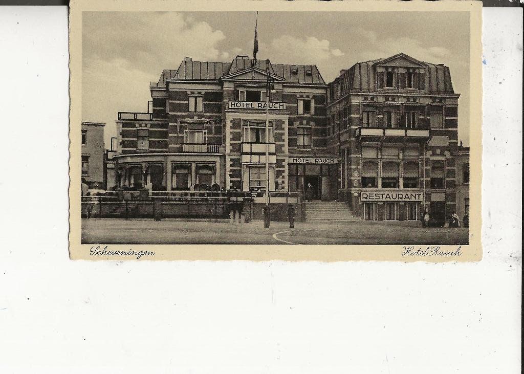 Scheveningen Hotel Rauch met Restaurant, Ophalen of Verzenden, 1920 tot 1940, Ongelopen, Zuid-Holland