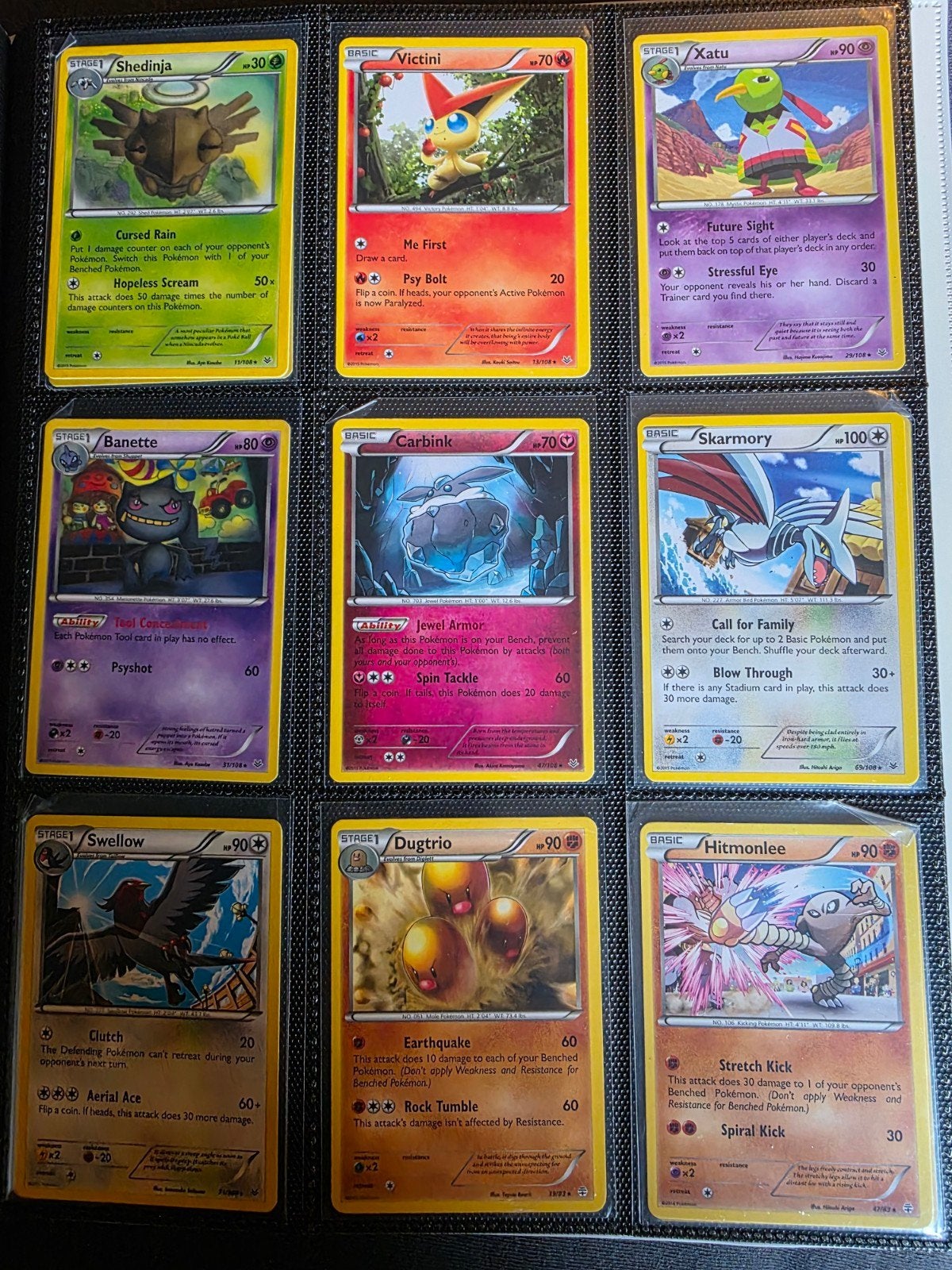 xy rare kaarten diverse sets, Ophalen of Verzenden, Nieuw, Losse kaart