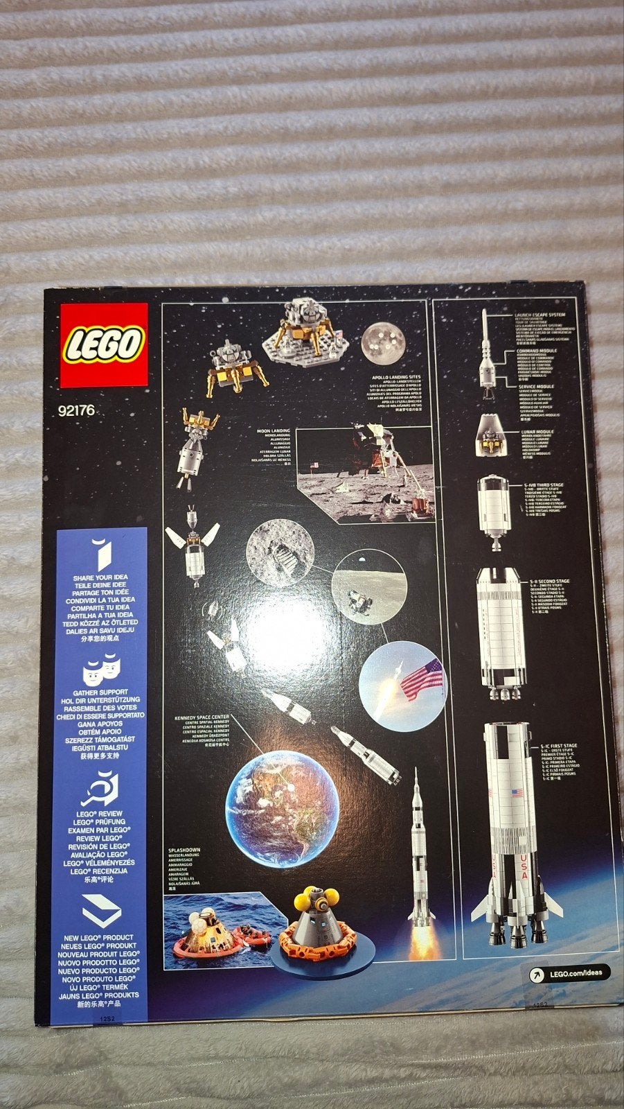 LEGO Ideas NASA Apollo Saturn V (92176) - Nieuw in doos, Ophalen, Nieuw, Overige merken