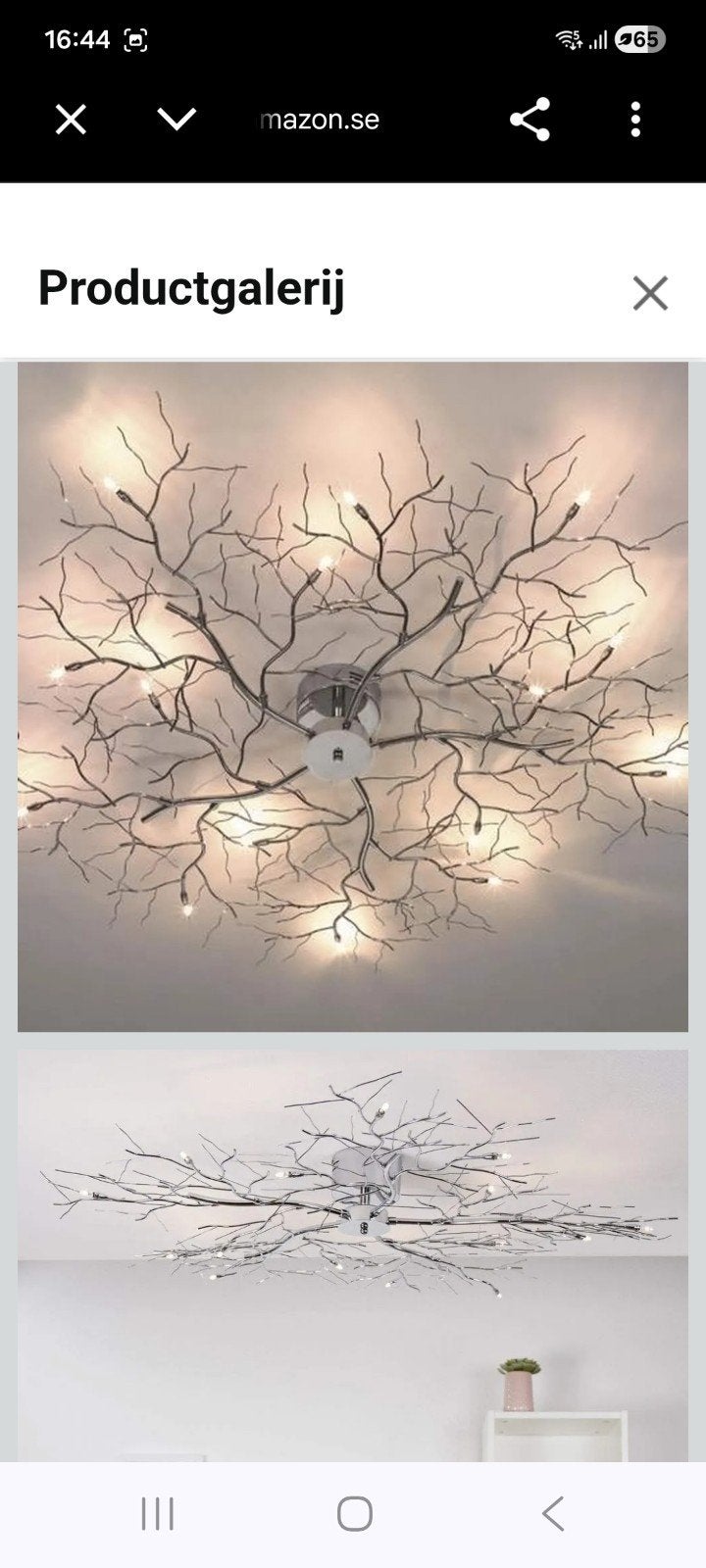 Moderne Plafondlamp Takken Design, Chroom 10 Lampen, Huis en Inrichting, Lampen | Plafondlampen, Zilver, Inclusief lichtbron, Modern