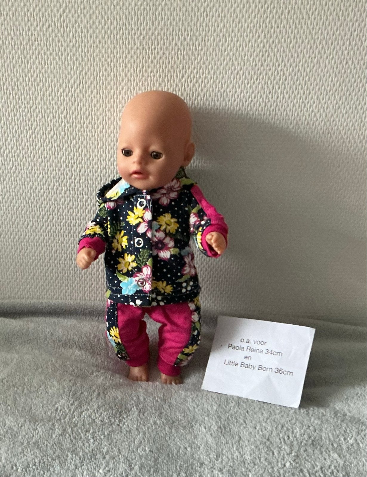 Poppenkleding voor Paola Reina 34cm en Little Baby Born 36cm, Ophalen of Verzenden, Nieuw, Babypop