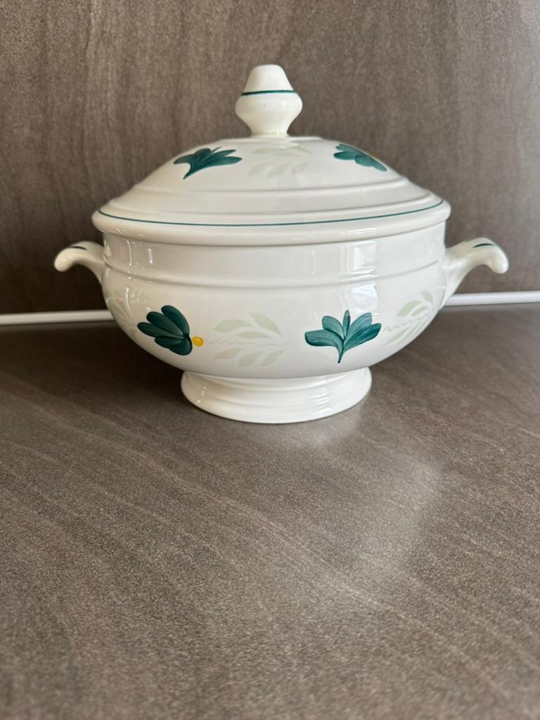Schaal met deksel van royal boch aquarelle, Ophalen of Verzenden, Zo goed als nieuw, Overige stijlen, Schaal of Schalen