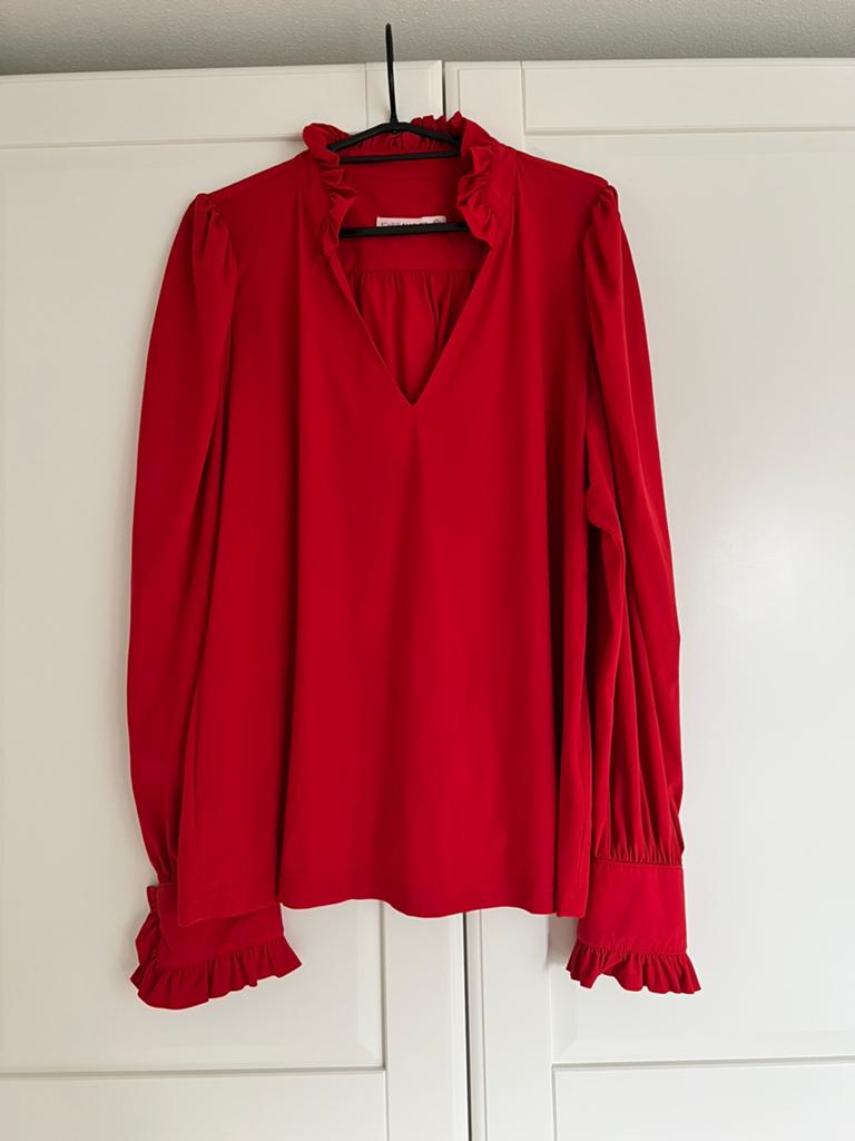 Studio anneloes rosella blouse xxl rood, Maat 46/48 (XL) of groter, Ophalen of Verzenden, Zo goed als nieuw, X