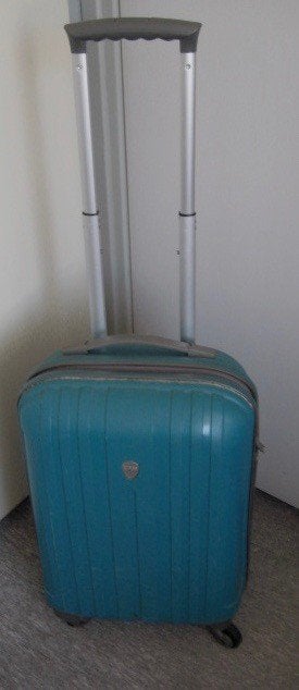 ENRICO BENETTI TROLLEY, 4 WIELEN  ,.als nieuw, Wieltjes, 50 tot 60 cm, Hard kunststof, Ophalen of Verzenden