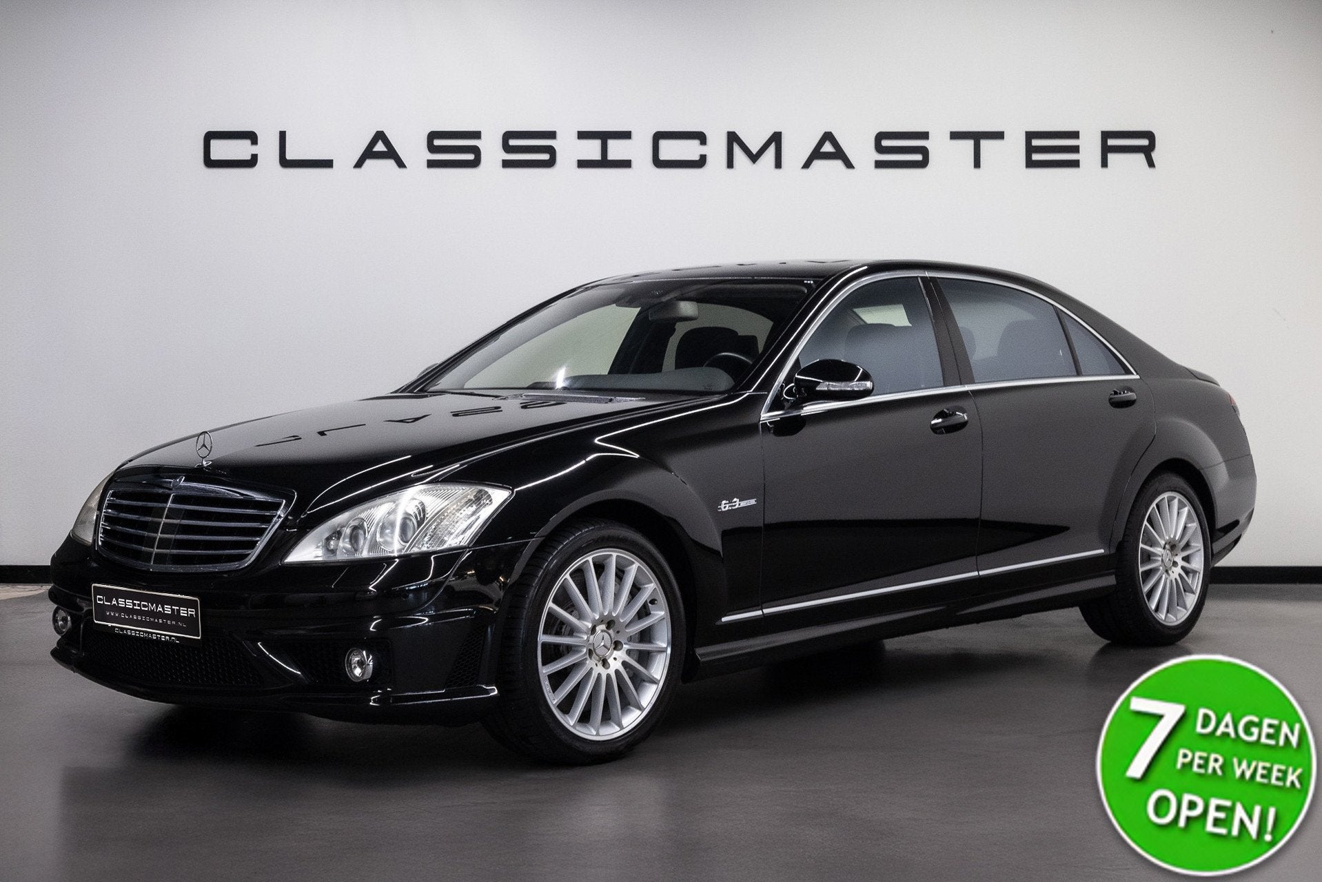 Mercedes-Benz S-Klasse AMG 63 Lang Btw auto, Fiscale waarde, Auto's, Achterwielaandrijving, Gebruikt, Zwart, Bedrijf