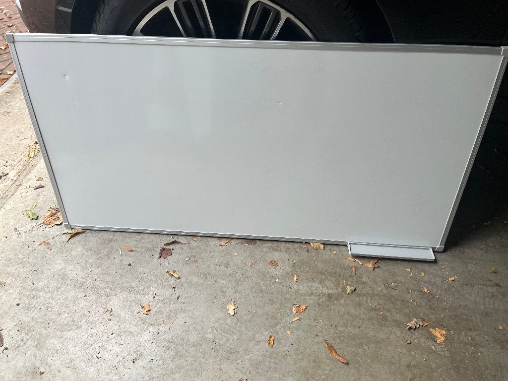 whiteboard 60x120, Ophalen, Gebruikt, Whiteboard