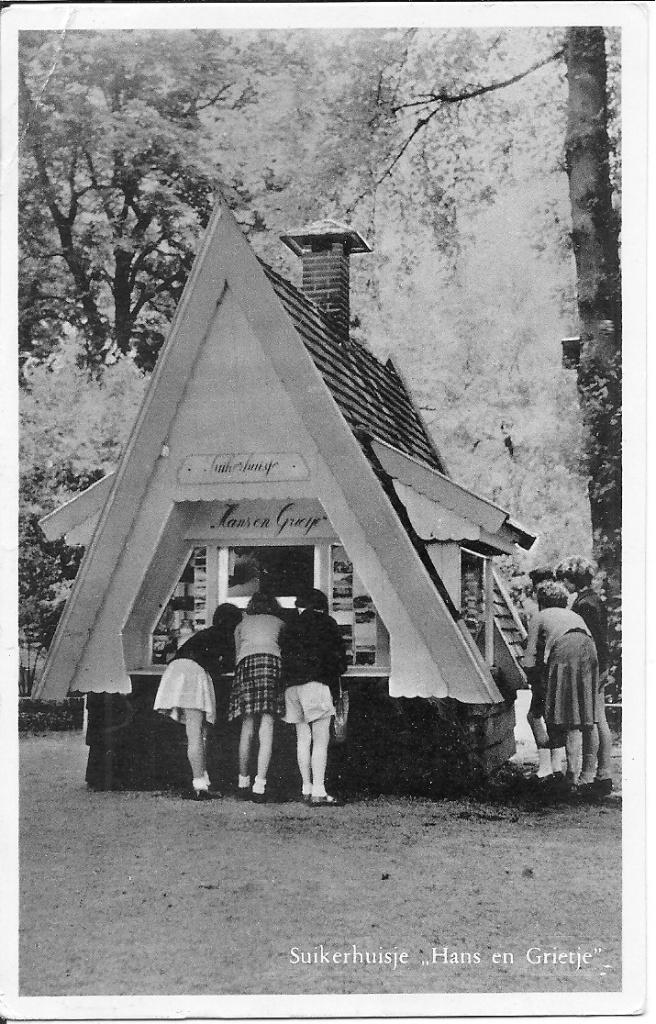 Suikerhuisje Hans en Grietje Oud Valkeveen Naarden., Ophalen of Verzenden, 1940 tot 1960, Ongelopen, Noord-Holland