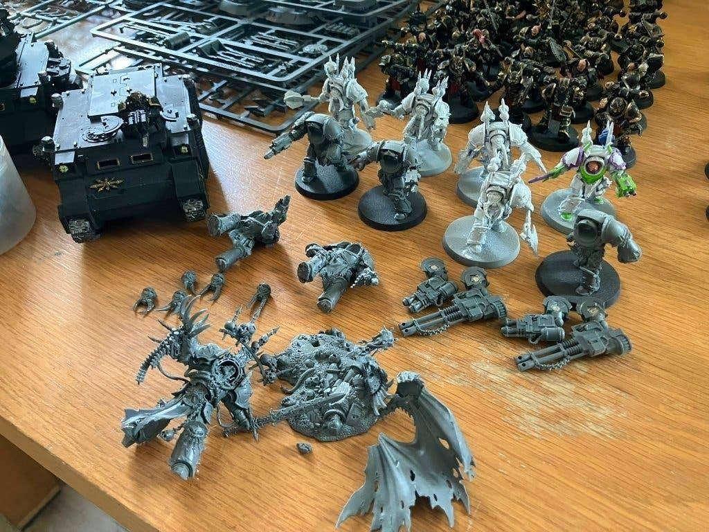 40K Chaos Space Marines leger 5000+ punten, Hobby en Vrije tijd, Ophalen, Nieuw, Warhammer 40000, Boek of Catalogus