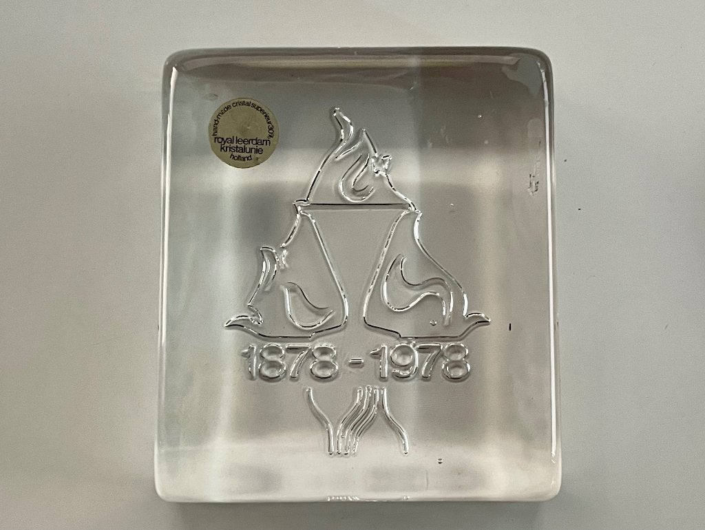 Siem van der Marel: object 'Glasfabriek Leerdam 1878 - 1978', Ophalen of Verzenden