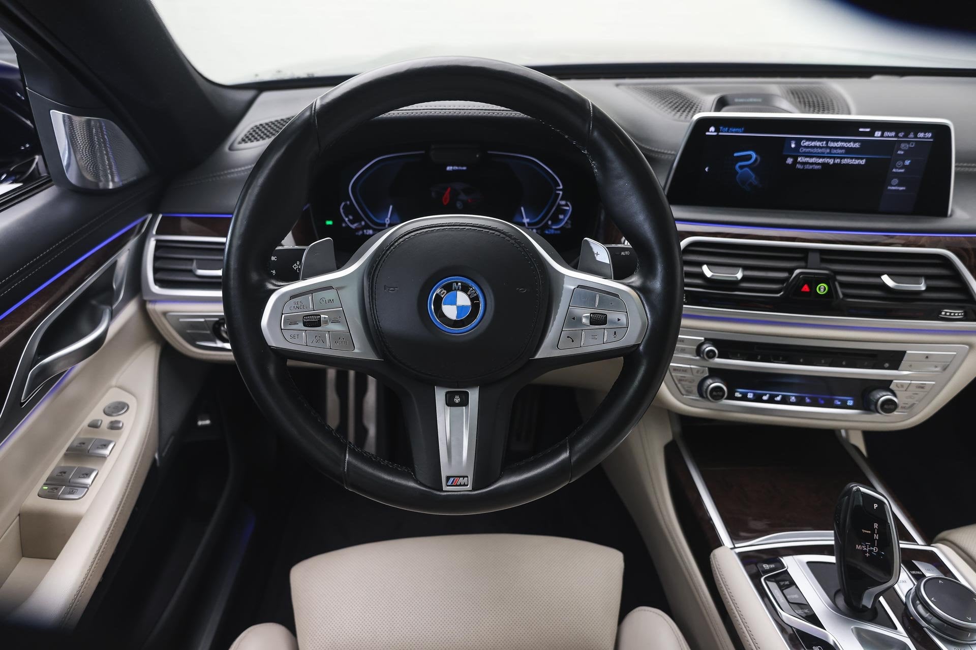 BMW 7 Serie 745e High Executive M Sport Automaat / Schuif-ka, Dealer onderhouden, Achterwielaandrijving, Gebruikt, Euro 6